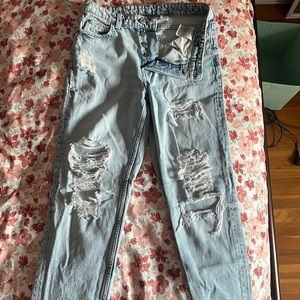US:2 &DENIM BOYFRIEND LOW WAIST